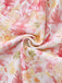 [Pre-Sale] Pink 1950s Floral Chiffon Bow Dress 5