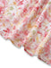 [Pre-Sale] Pink 1950s Floral Chiffon Bow Dress 6