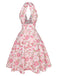 1950s Floral V-Neck Dress — the kind of 1950s dress that makes strangers smile