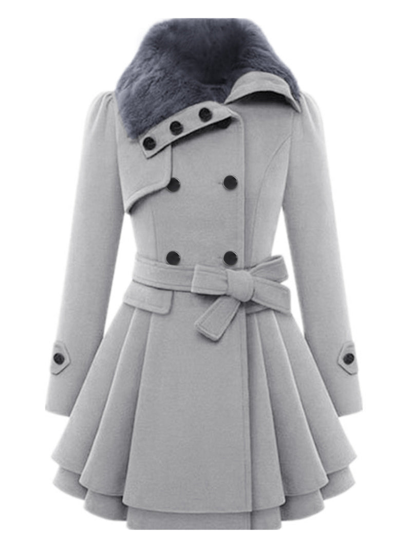1950s-Fur-Collar-Waisted-