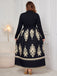 1950s Geometric Print Patchwork Dress: where 1950s romance meets her modern spirit