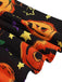 1950s Halloween Patchwork Belt Swing Dress, vintage dress, retro fashion, rockabilly, pin-up fashion - perfect for women who love vintage and retro fashion
