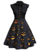 1950s Halloween Patchwork Dress: where 1950s romance meets her modern spirit