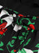 This 1950s Halloween Pattern Wave Neck Patchwork Dress wraps her in 1950s elegance, one twirl at a time