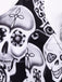 1950s Halloween Skull Sleeveless Swing Dress - vintage dress, retro fashion, rockabilly