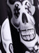 1950s Halloween Skull Sleeveless Swing Dress - vintage dress, retro fashion, rockabilly