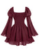 1950s Square Neck Vintage Classic Dress 7