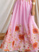 1950s-Halter-V-Neck-Sunflower-Fitted-Waist-Swing-Dress, vintage, retro, dress