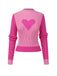 1950s Heart Knitted Patchwork Sweater: timeless 1950s elegance she makes her own