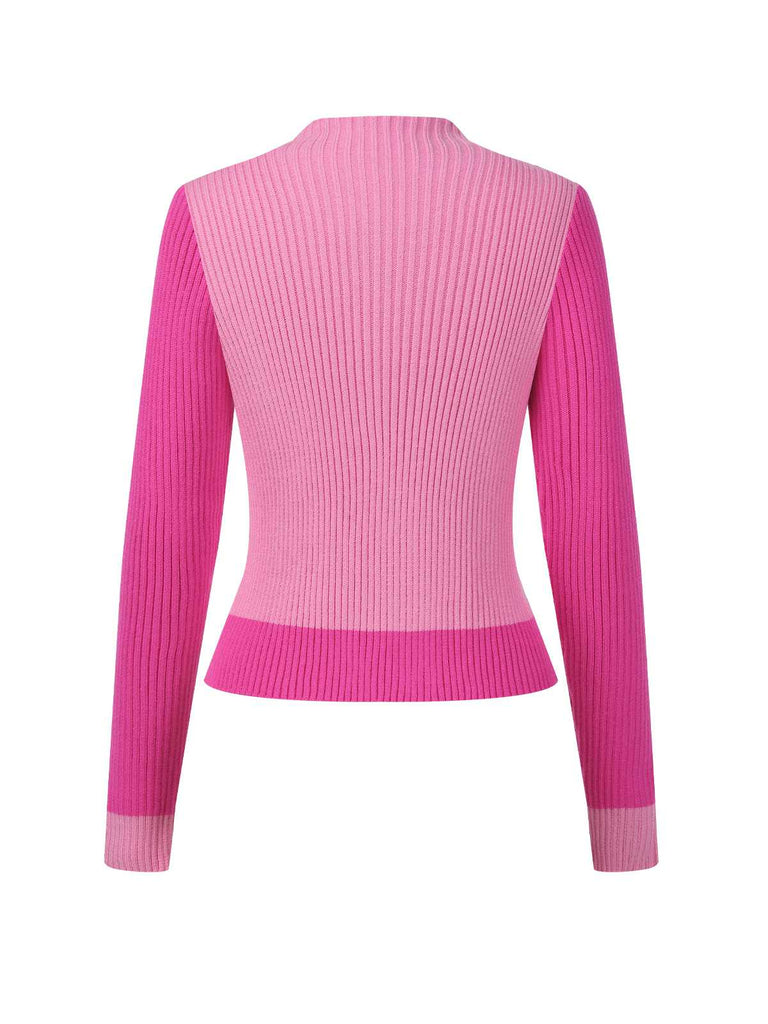 This 1950s Heart Knitted Patchwork Sweater whispers 1950s secrets to those who notice