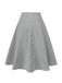 1950s High-Waist Plaids Button Pocket Skirt - vintage skirt, retro style