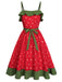 1950s Ice Ruffle Belt Dress - vintage dress, retro fashion, elegant style for vintage lovers