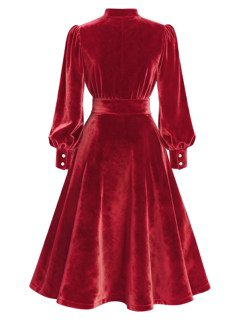 pearl red dress Retro Stage Velvet Fit-and-Flare Colette CL6001 Prom Dress COLOR:NAVY FADE This Dress is stunning LIVE 01/26/2026 LW