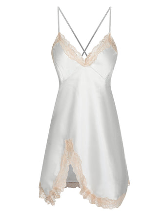 1950s Lace Patchwork Suspender Sleepwear | 1950s | vintage nightgown, retro sleepwear