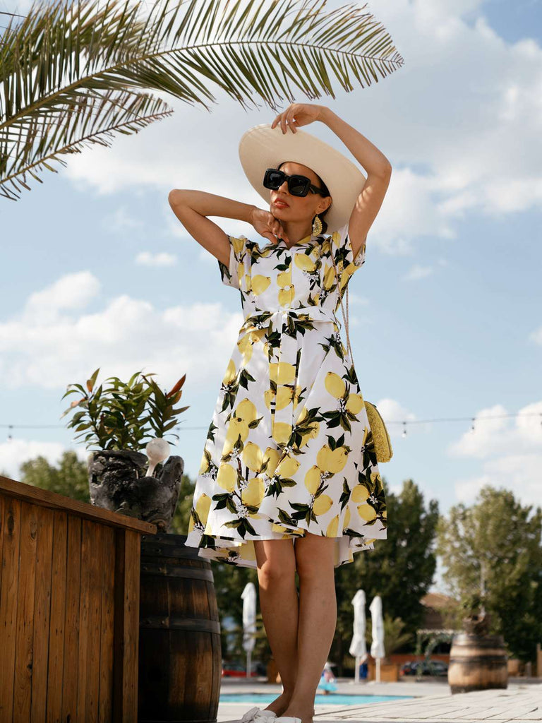 yellow classic dress Sea Women's Alberte Mini Dress - Yellow
