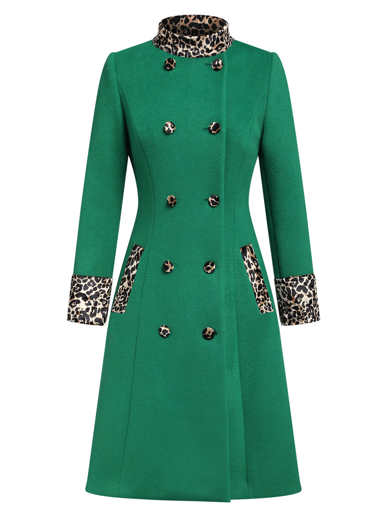 1950s Leopard Patchwork Button Coat | 1950s | vintage outerwear, retro jacket