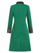 1950s Leopard Patchwork Button Coat: 1950s tailoring for the woman who leads