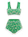 1950s Mesh Butterfly Tankini Set - vintage fashion, retro style