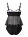 1950s-Mesh-High-Waist-Bow-Tie-Tankini-Set, vintage, retro, swimwear