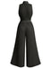 White 1950s Halter Vintage Classic Jumpsuit 2