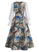 Multicolor 1950s Vintage Retro Dress 3