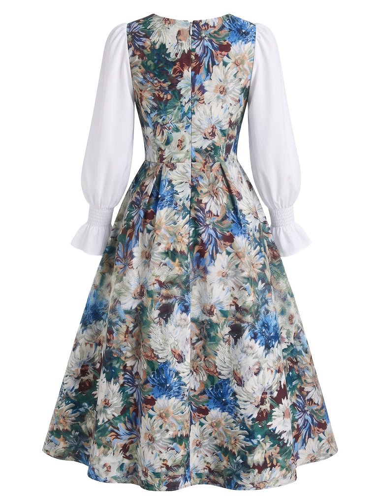 Multicolor 1950s Vintage Retro Dress 2