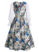 Multicolor 1950s Vintage Retro Dress 2
