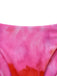Pink 1950s Gradient Halter Tankini Set & Asymmetric Cover-Up - vintage fashion, retro style