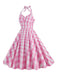 1950s Plaid Halter Swing Dress — vintage elegance for the modern woman