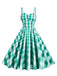 This 1950s Plaid Strap Swing Dress wraps her in 1950s elegance, one twirl at a time