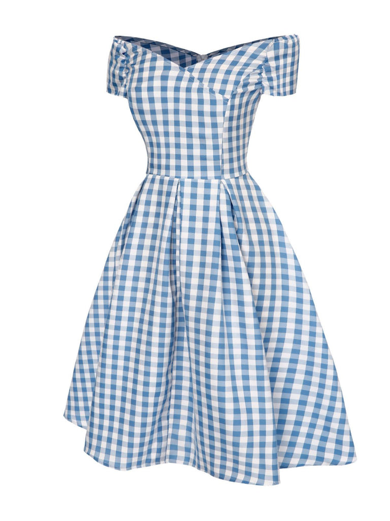 1950s Plaid Swing Dress — vintage elegance for the modern woman