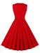 & 1950s Plaid V-Neck Dress — vintage elegance for the modern woman