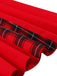 & 1950s Plaid V-Neck Dress — vintage elegance for the modern woman