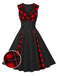 & 1950s Plaid V-Neck Dress: timeless style reimagined