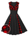 & 1950s Plaid V-Neck Dress: timeless style reimagined