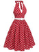 1950s Polka Dot Halter Dress | 1950s | vintage dress, retro fashion