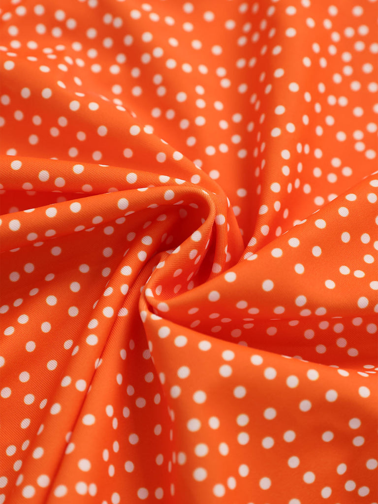 1950s Polka Dot Underwire Tankini Set 11