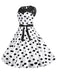 1950s Polka Dot Lace Patchwork Dress: where 1950s romance meets her modern spirit
