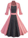 1950s Polka Dot Patchwork Dress: timeless style reimagined