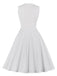 1950s Polka Dots Lapel Patchwork Swing Dress: timeless style reimagined