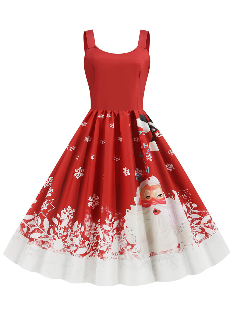 1950s Retro Christmas Santa Claus Swing Dress | Retro Stage 1950s Retro Christmas Santa Claus Swing Dress | Retro Stage