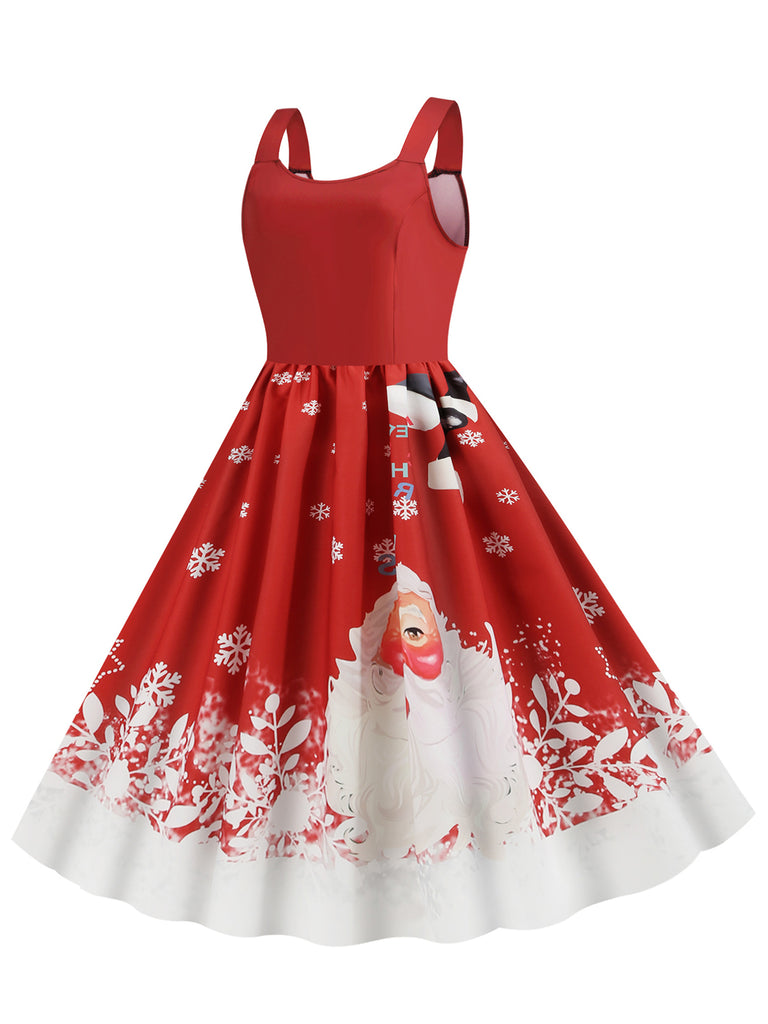 1950s Retro Christmas Santa Claus Swing Dress | Retro Stage