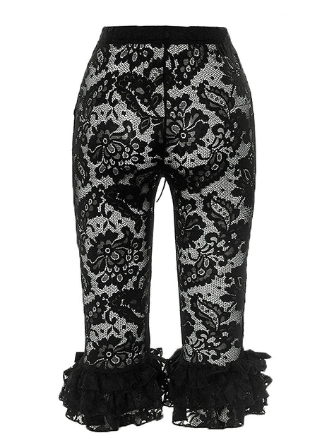 1950s-Retro-Lace-Ruffles-Capri