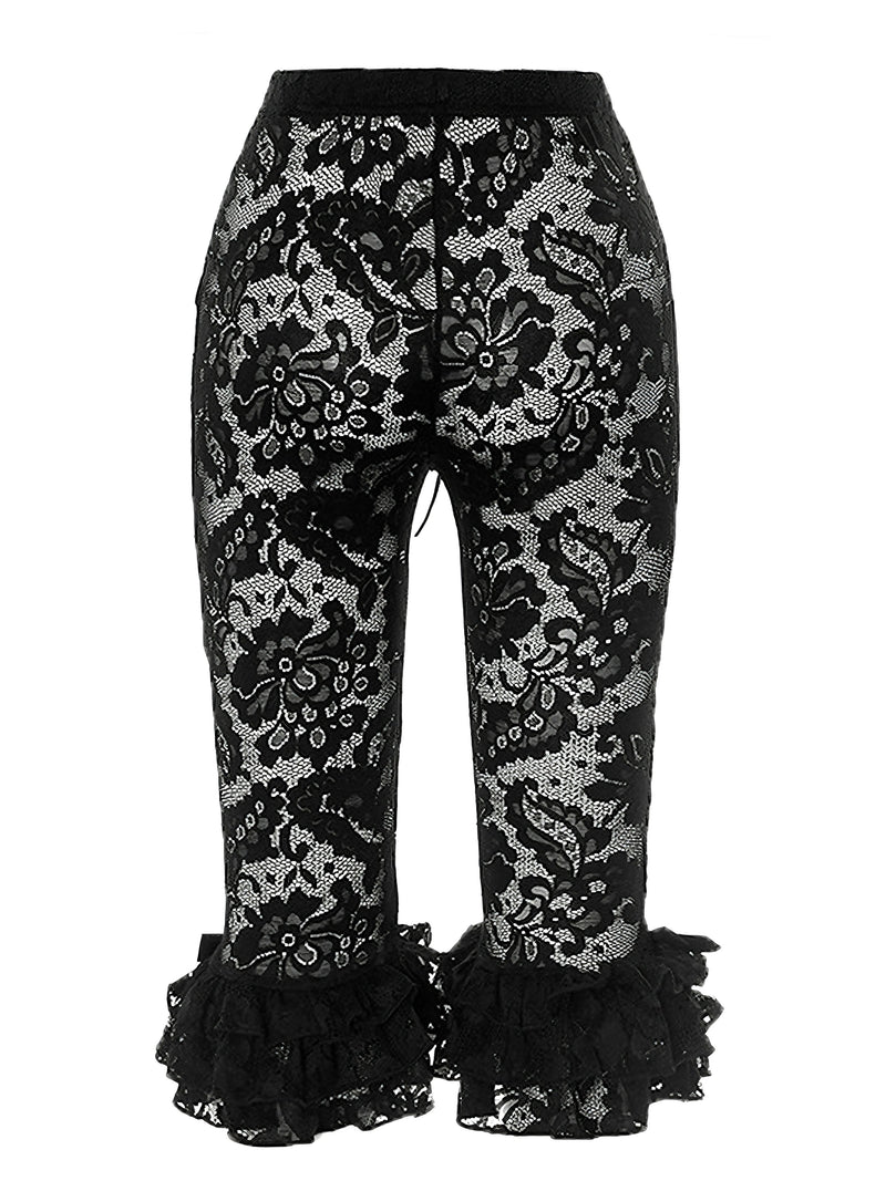 1950s-Retro-Lace-Ruffles-Capri
