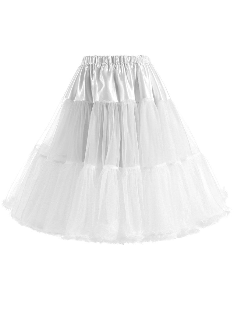 1950s Ruffled Petticoat Underskirt, classic vintage style elegant retro fashion