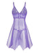 1950s Slip Lace Bow Sheer Nightdress - vintage dress, retro fashion, rockabilly