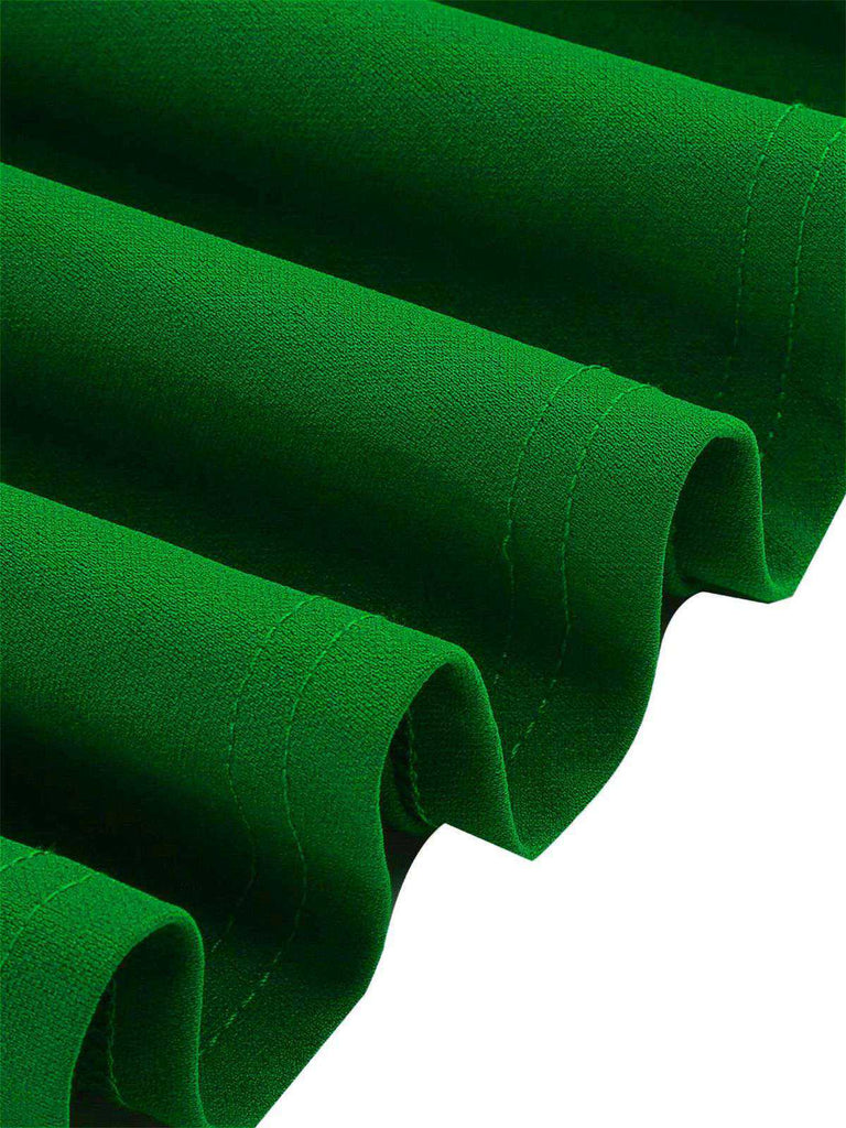 She slips into this 1950s Solid Belted Swing Dress and suddenly it's a 1950s daydream