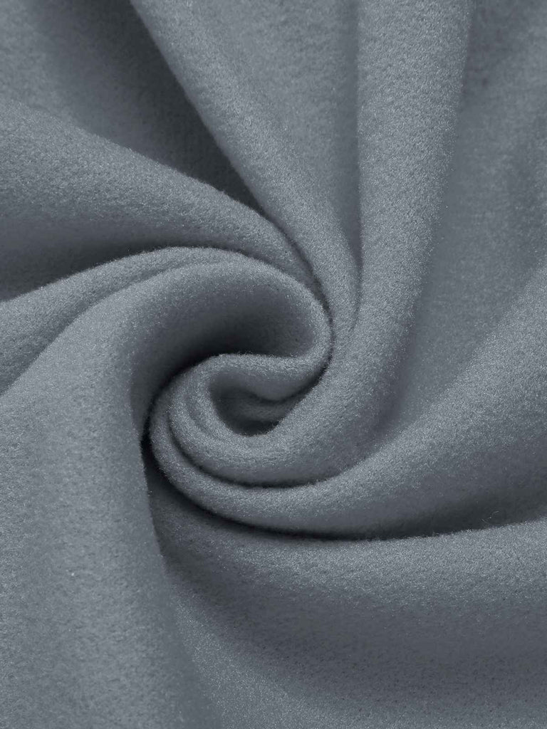 This 1950s Solid Color Lapel Slim Coat is her armor of 1950s elegance