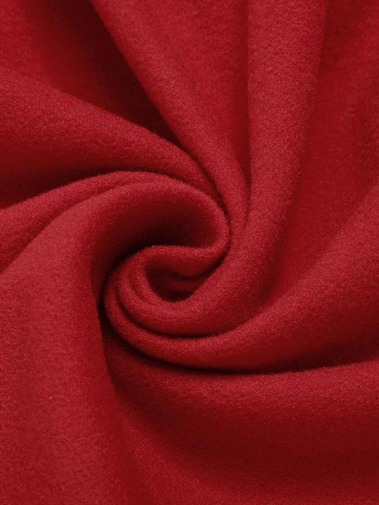 1950s Solid Color Lapel Slim Coat — 1950s sophistication that wraps her in quiet power