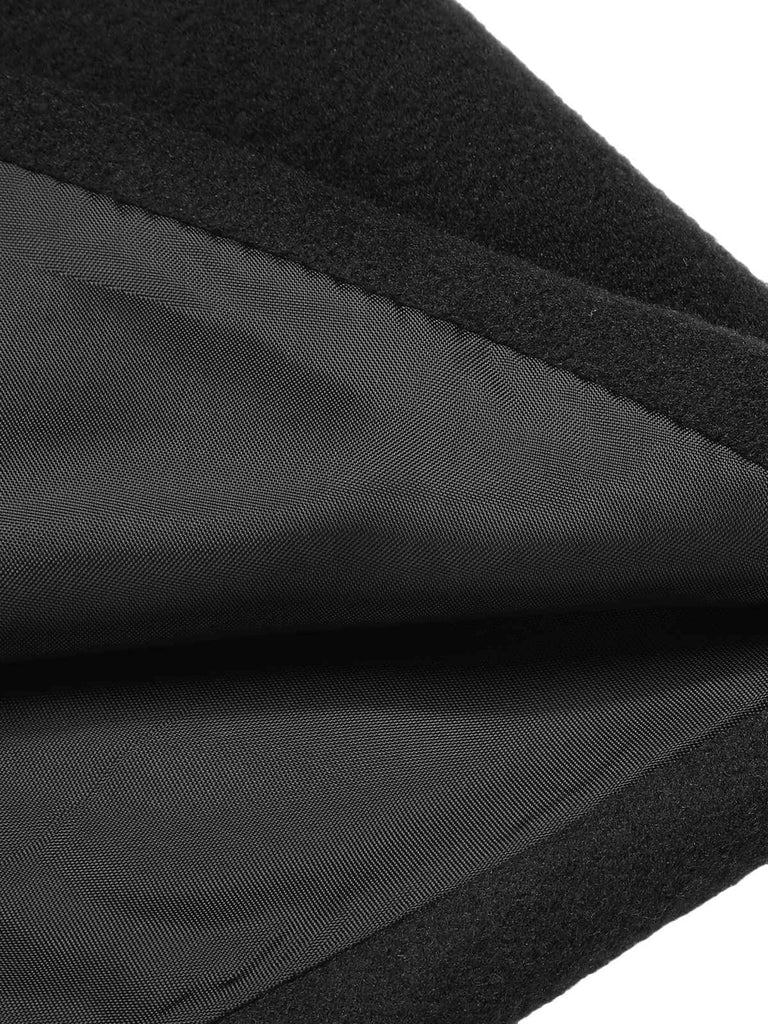 She throws on this 1950s Solid Color Lapel Slim Coat and the city feels like 1950s Paris